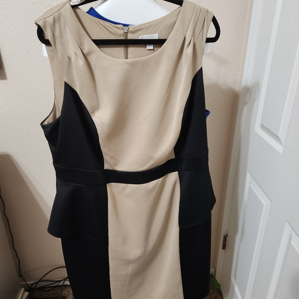 Bisou Bisou Peplum dress